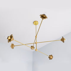 Large Linear Octavia Chandelier