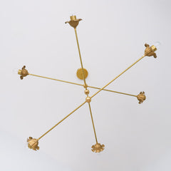 Large Linear Octavia Chandelier