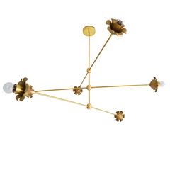 Large Linear Octavia Chandelier