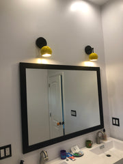 Loa Sconce with Sunshine Yellow Shade