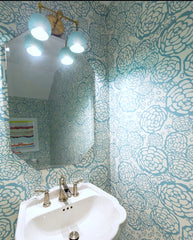 Double Loa Sconce with Mint Shades