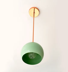 Copper and Mint modern Pendant lighting island kitchen pendants globe shaped