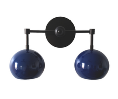 Navy and black double loa with background removed