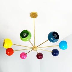 colorful chandelier childrens lighting modern nursery mid century modern