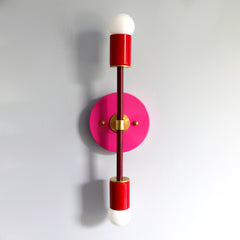 Colorblocked Medium Thalia Sconce