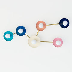 Taurus Astrological shaped wall sconce lighting or ceiling flushmount light fixture in colors to decorate with if you're a taurus