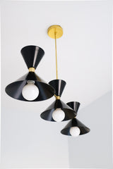 Three-Light Linear Clancy Chandelier