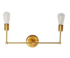 Medium Two-light Magazine Sconce