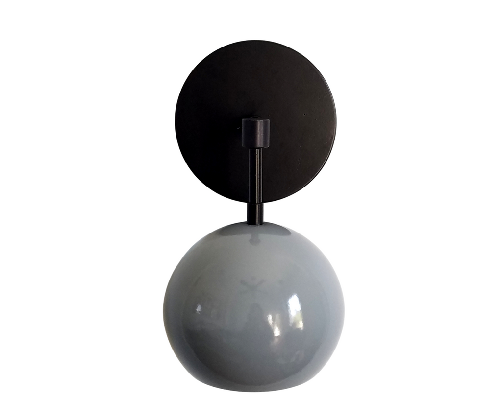 Loa Sconce with Slate Grey Shade