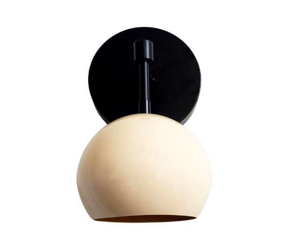 Loa Sconce with Cream Shade