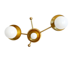 Zodiac-1 Flushmount or Sconce