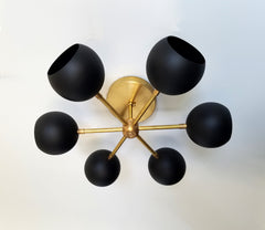 black and brass modern flushmount wall sconce lighting nursery decor lighting chandelier flushmount