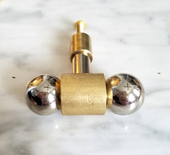 brass chrome ball drawer pull knob modern hardware