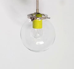 chrome polished nickel bright yellow children ceiling fixture