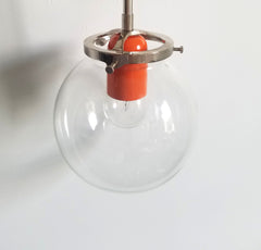 brass and chrome polished nickel mid century inspired ceiling chandelier