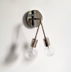 midcentury lighting chrome polished chrome light fixture