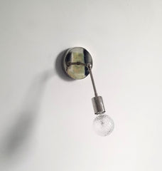 modern bathroom lighting chrome polished nickel single sconce light