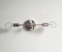 two light simple wall sconce lighting