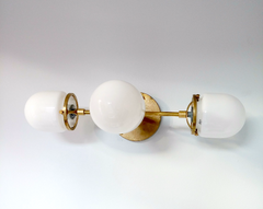 Melpomene Sconce modern brass lighting modern chrome lighting bathroom sconce