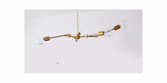 Linden Chandelier: Modern 5-light Asymmetric Chandelier