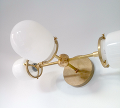 Melpomene Sconce modern brass lighting modern chrome lighting bathroom sconce