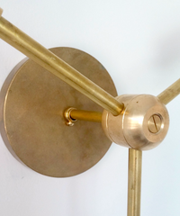 Bicycle club sconce modern brass lighting modern brass flushmount modern chrome lighting sputnik light fixture