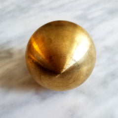 oversized brass ball drawer pull knob cabinet hardware kitchen hardware gold solid brass