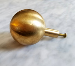 oversized brass ball drawer pull knob cabinet hardware kitchen hardware gold solid brass
