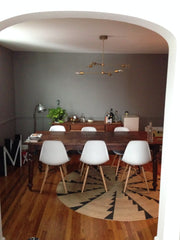 mid century modern brass modern sputnik dining room chandelier
