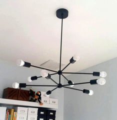 Black sputnik chandelier modern sazerac stitches