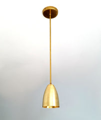 modern cone pendant light industrial style pendant raw brass chrome black matte kitchen pendant