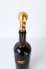 Brass Ball Bottle Stopper