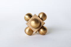 Chrome and brass geometric mini ball cube drawer pulls.  Like little pieces of jewelry for your furniture and cabinetry.  Add geometric flare that can work in both minimalist and maximalist decor styles.  Works with color and neutrals alike.