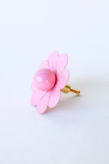 Solid Color Daisy Drawer Pull with a Ball