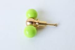 Double Gumball Drawer Pull