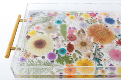 Floral Mosaic Tray #2