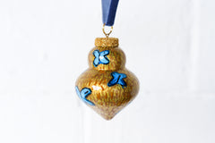 Gold Painted Ornaments Set
