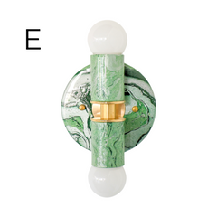 Green Marbled Small Thalia Sconces