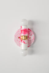 Hot Pink & White Marbled Small Thalia Sconces