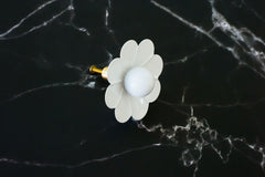 Solid Color Daisy Drawer Pull with a Ball