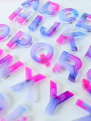 Pink & Purple Letters