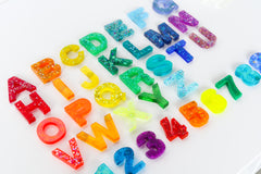 Rainbow Letters with No Pinks