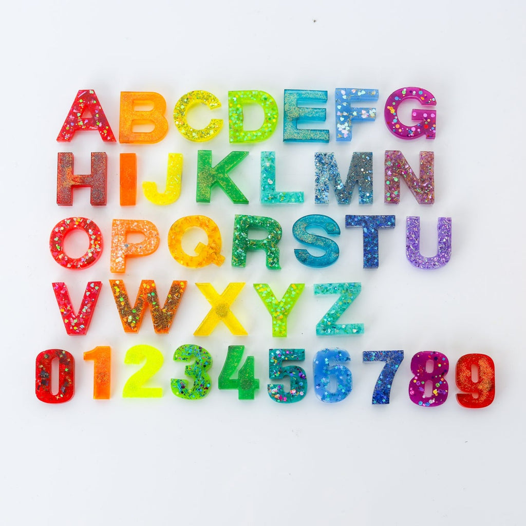 Rainbow Letters with No Pinks