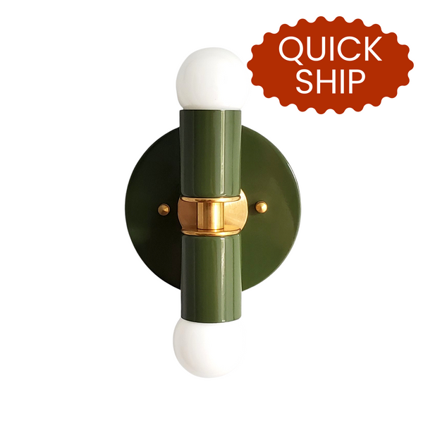 Quick Ship Small Thalia Sconce - Sazerac Stitches