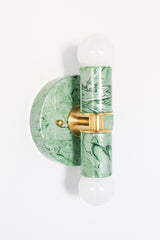 Green Marbled Small Thalia Sconces