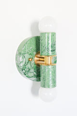 Green Marbled Small Thalia Sconces