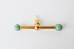 Wide Double Gumball Drawer Pull