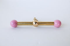 Wide Double Gumball Drawer Pull