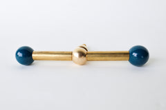 Wide Double Gumball Drawer Pull