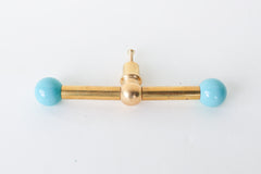 Wide Double Gumball Drawer Pull